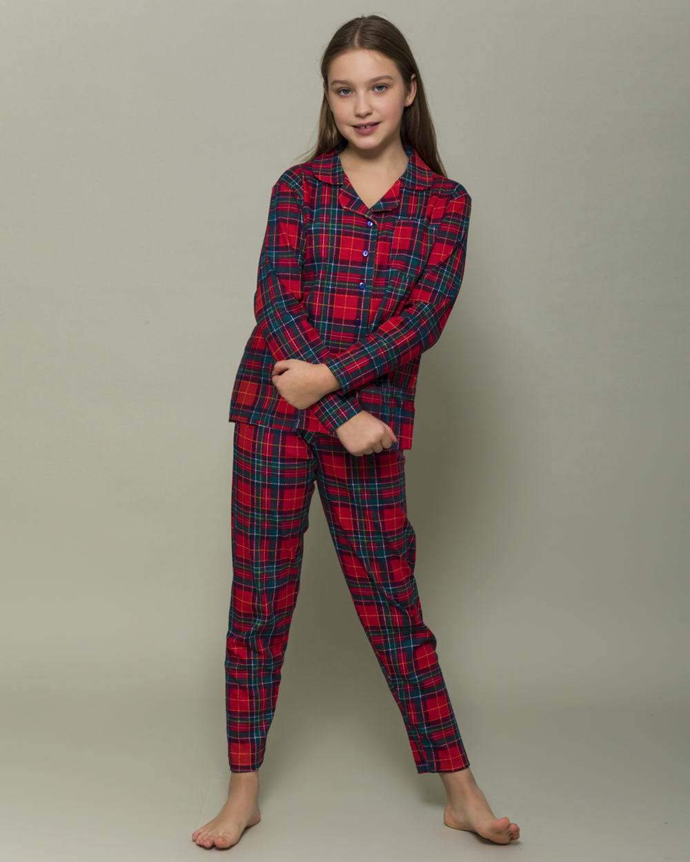 Tartan - Pigiama bambina