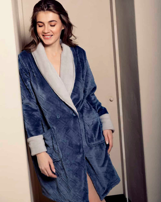 Vestaglia trama con rombi