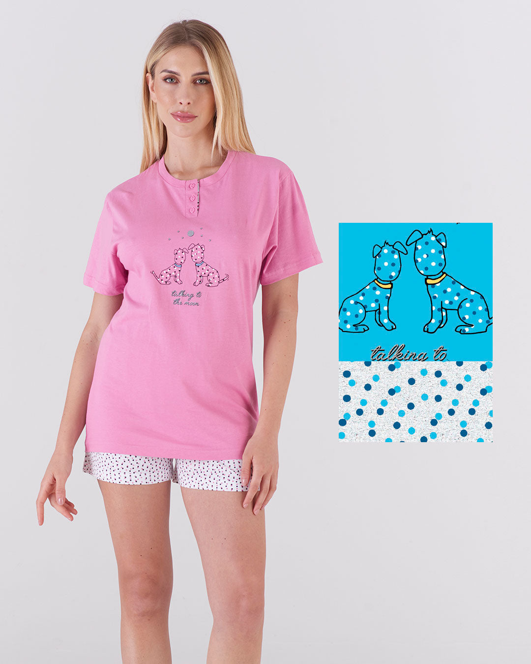 Pigiama corto ragazza