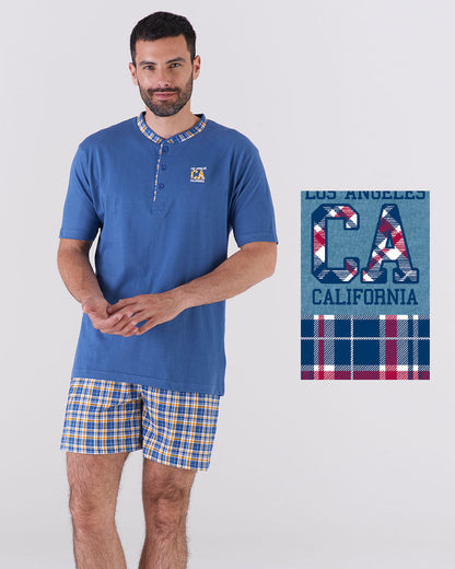 Pigiama corto uomo "california"