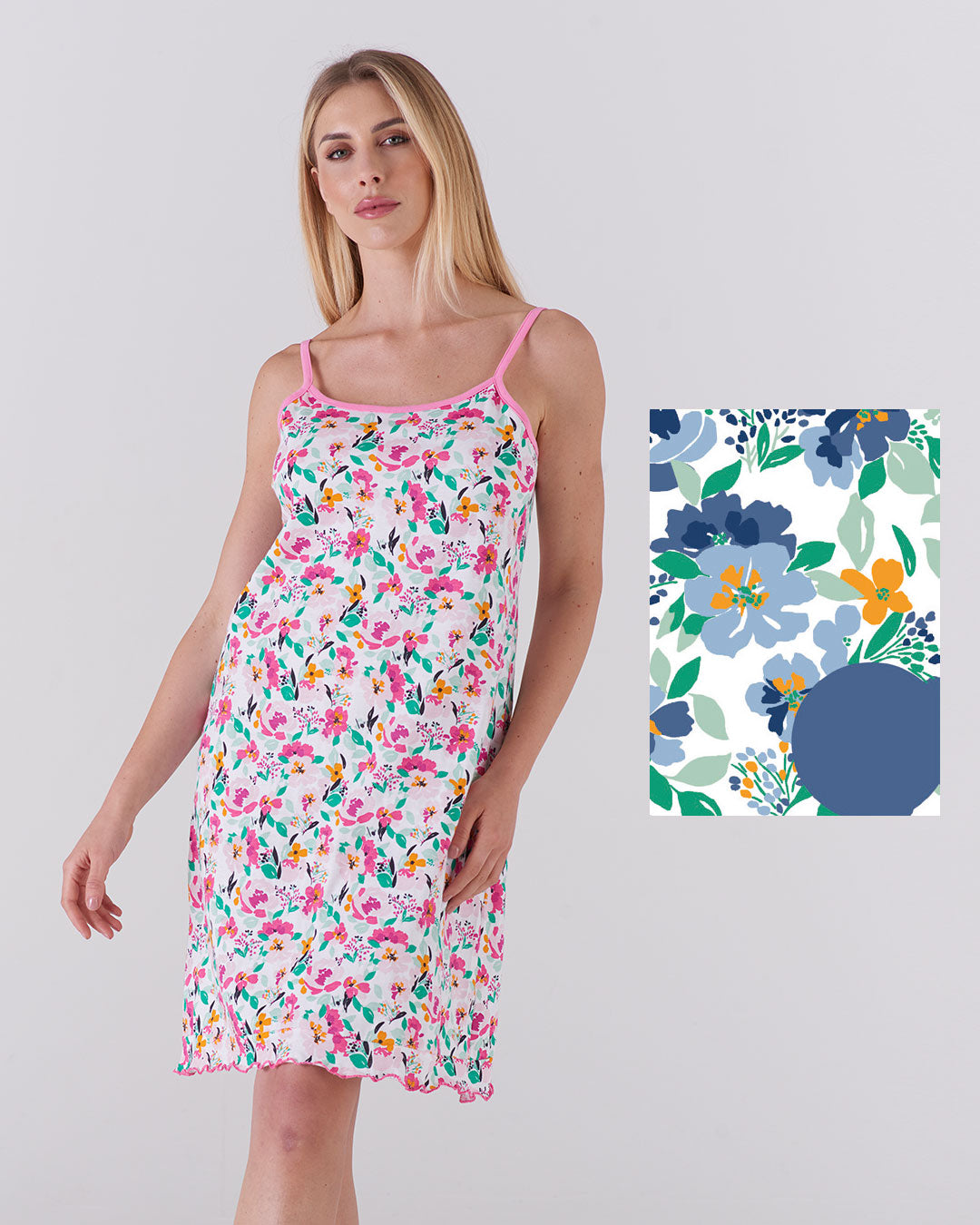 Abitino bretelline fantasia floreale