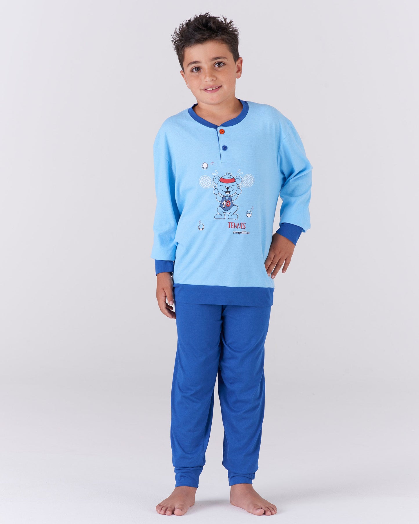 Pigiama lungo bambino "tennis"