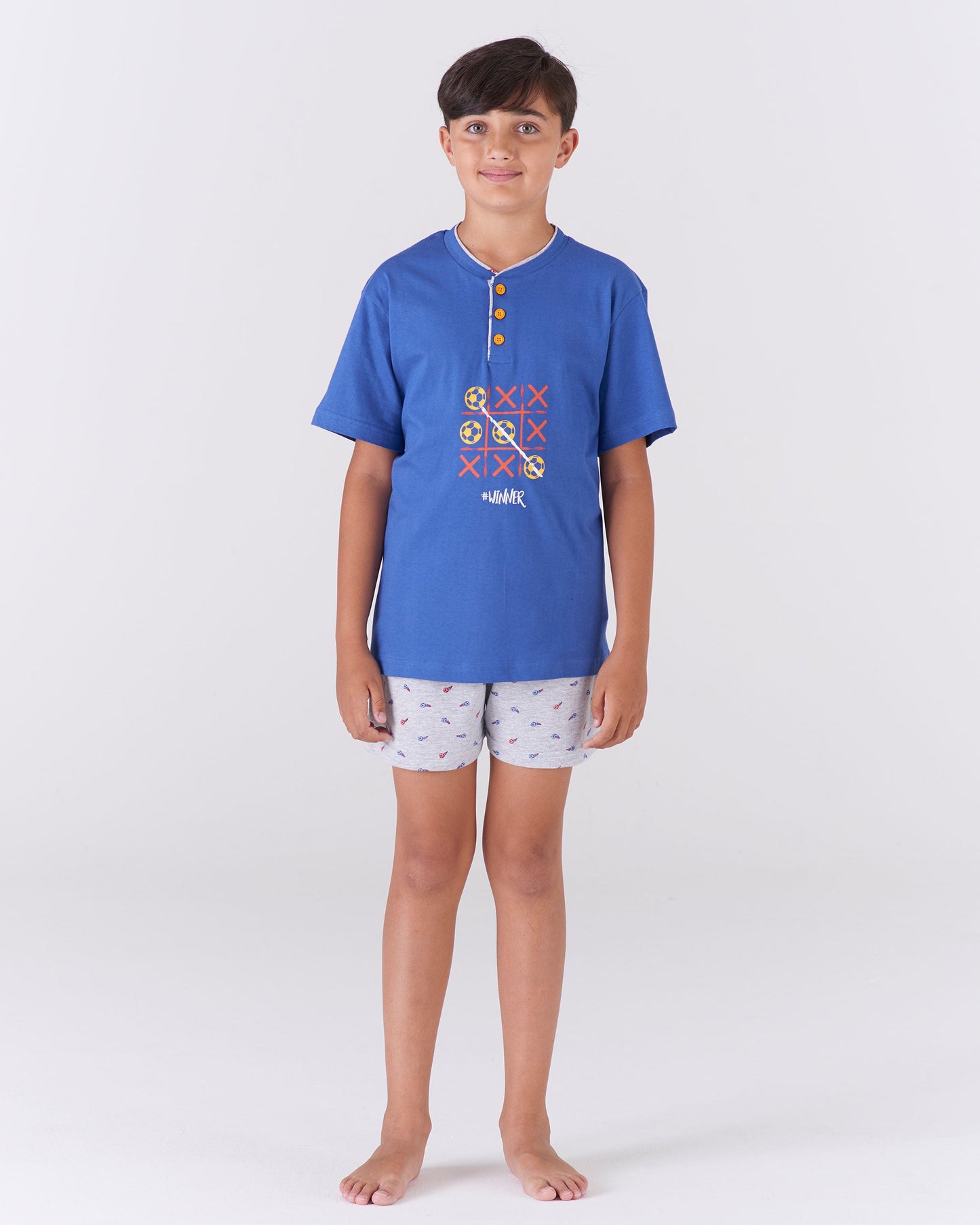 Pigiama corto bambino "winner"