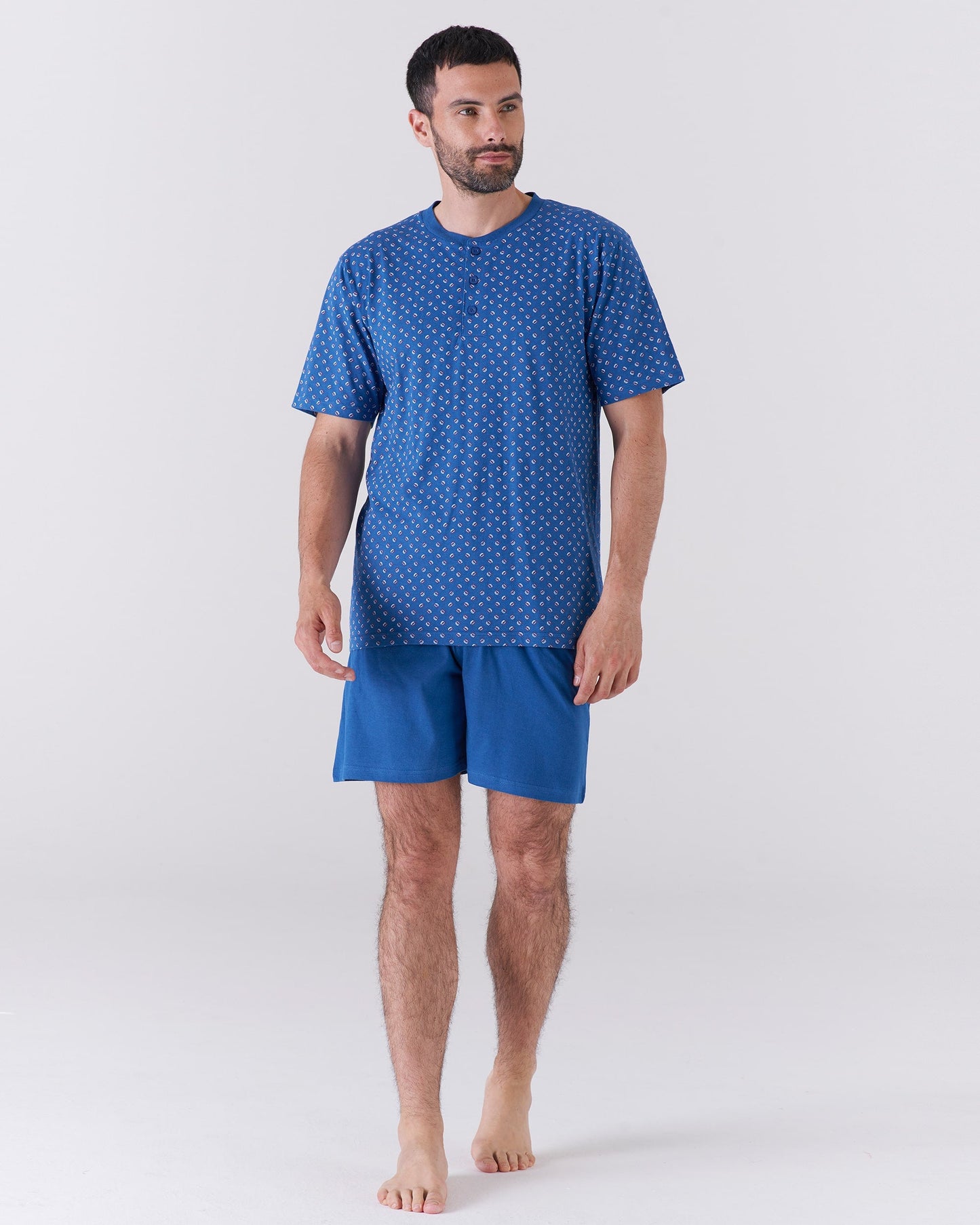 Pigiama corto uomo fantasia