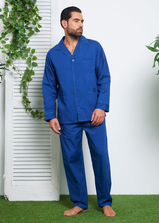 Pigiama lungo uomo aperto