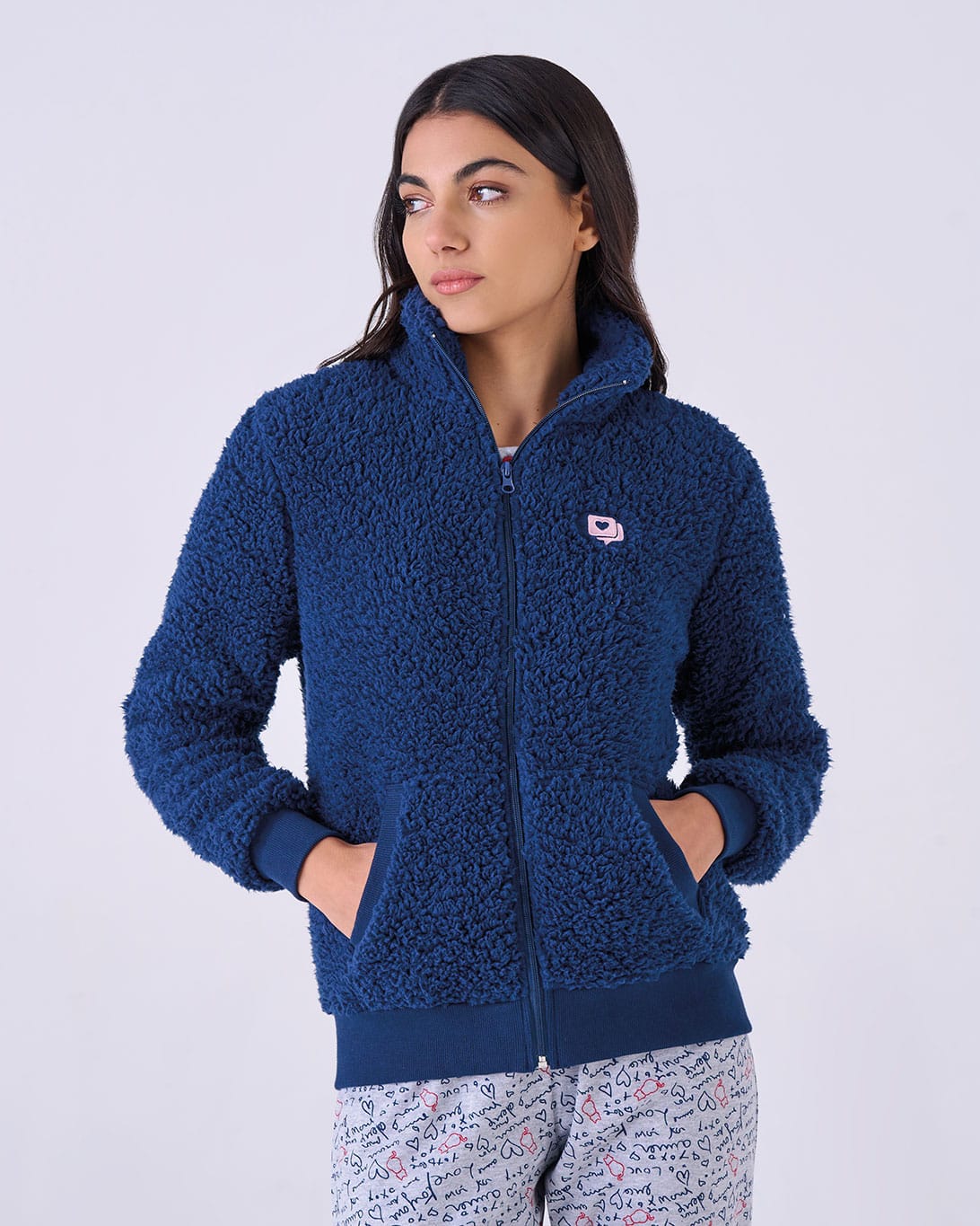 Giubbino donna eco pelliccia