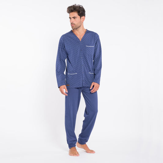 Pigiama uomo lungo aperto