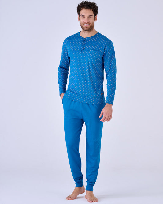 Pigiama Aperto Uomo Luna