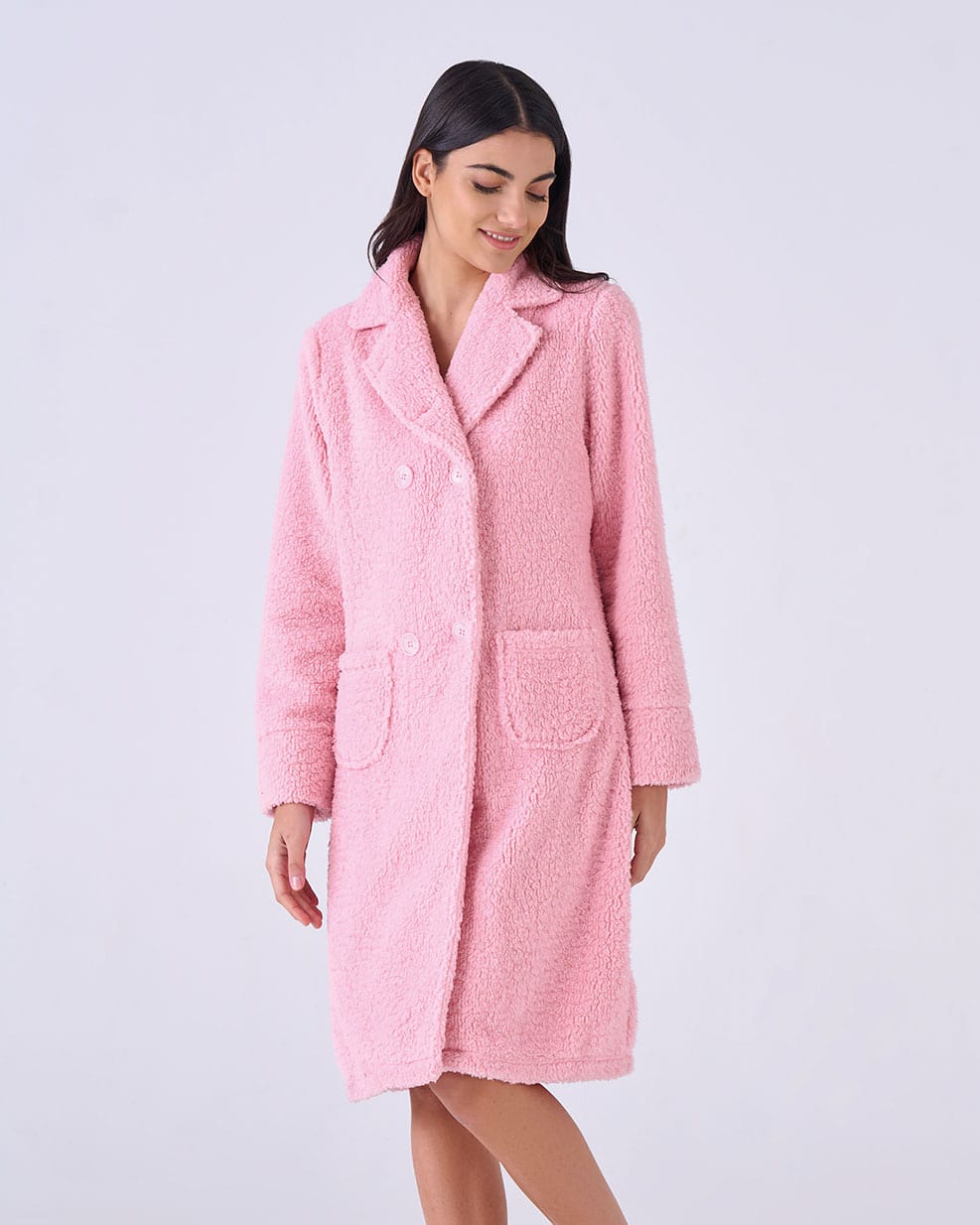 Vestaglia donna eco pelliccia